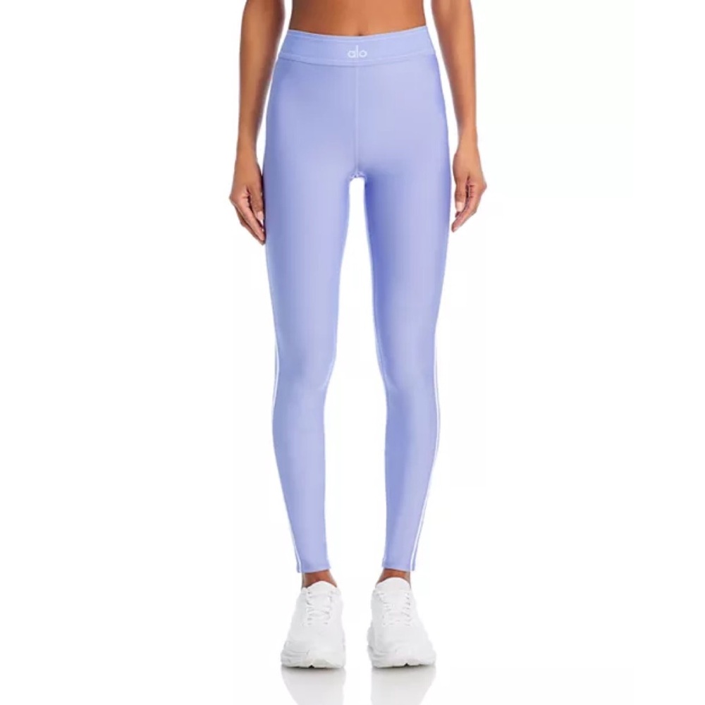 Alo Yoga Airlift High-Waist Suit Up Legging Lilac Blue/White XS